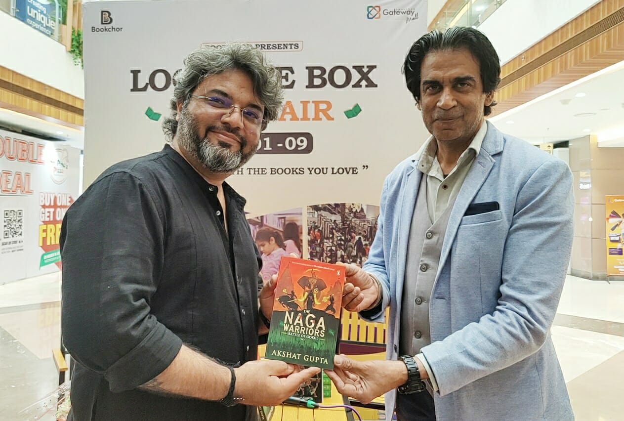 Shalimar Gateway Mall & Bookchor Showcase Akshat Gupta's Book - ‘The Naga Warriors 1: Battle of Gokul Vol 1'