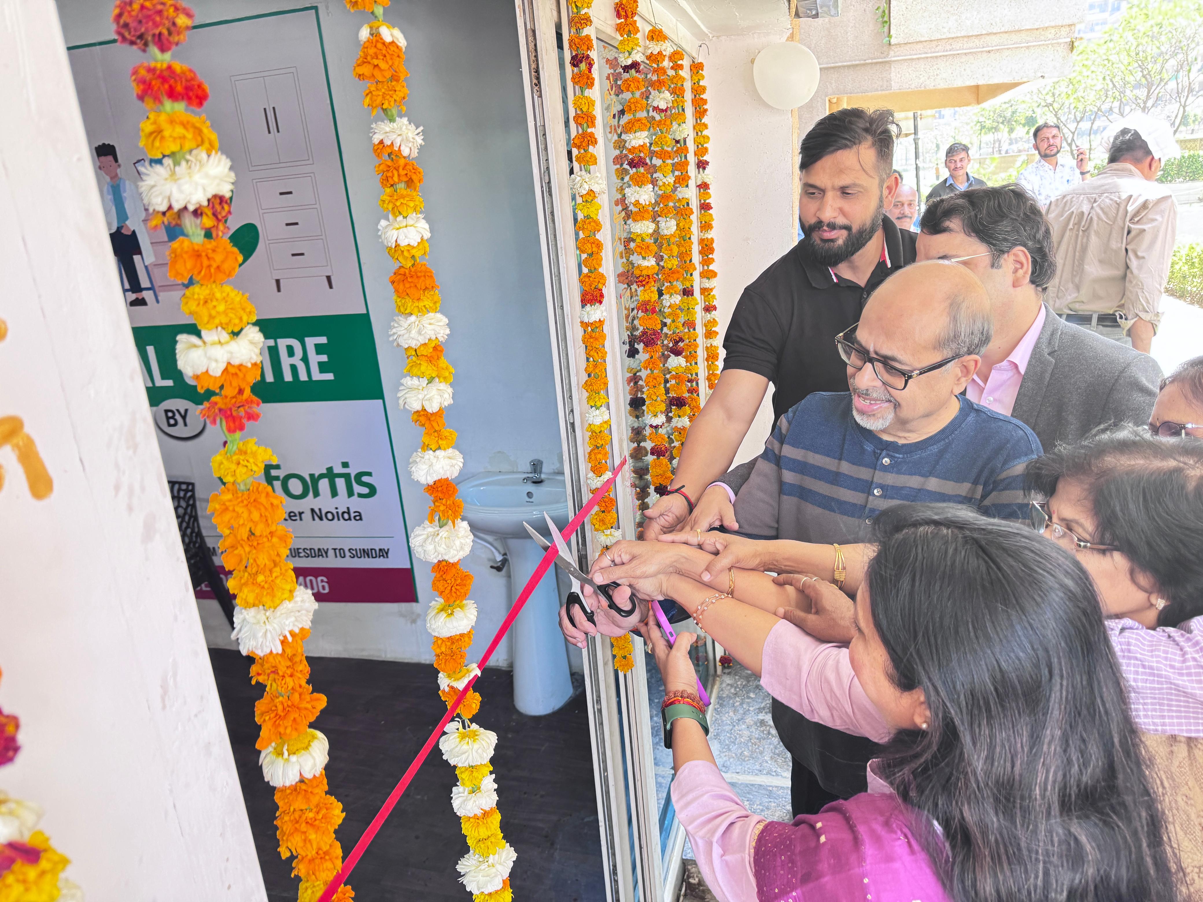 A Special Initiative on Women’s Day: Inauguration of a Medical Room at Gaur Atulyam Apartments  